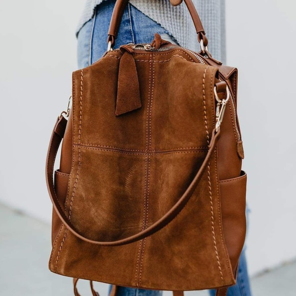 Handbags - Brette Convertible Backpack - Tan - NWT